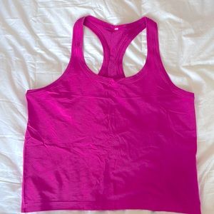 Lululemon swiftly tech racerback race length size 12 pink